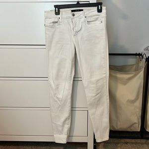White Joes skinny jeans, no tears or holes. Perfect condition. Size 30.